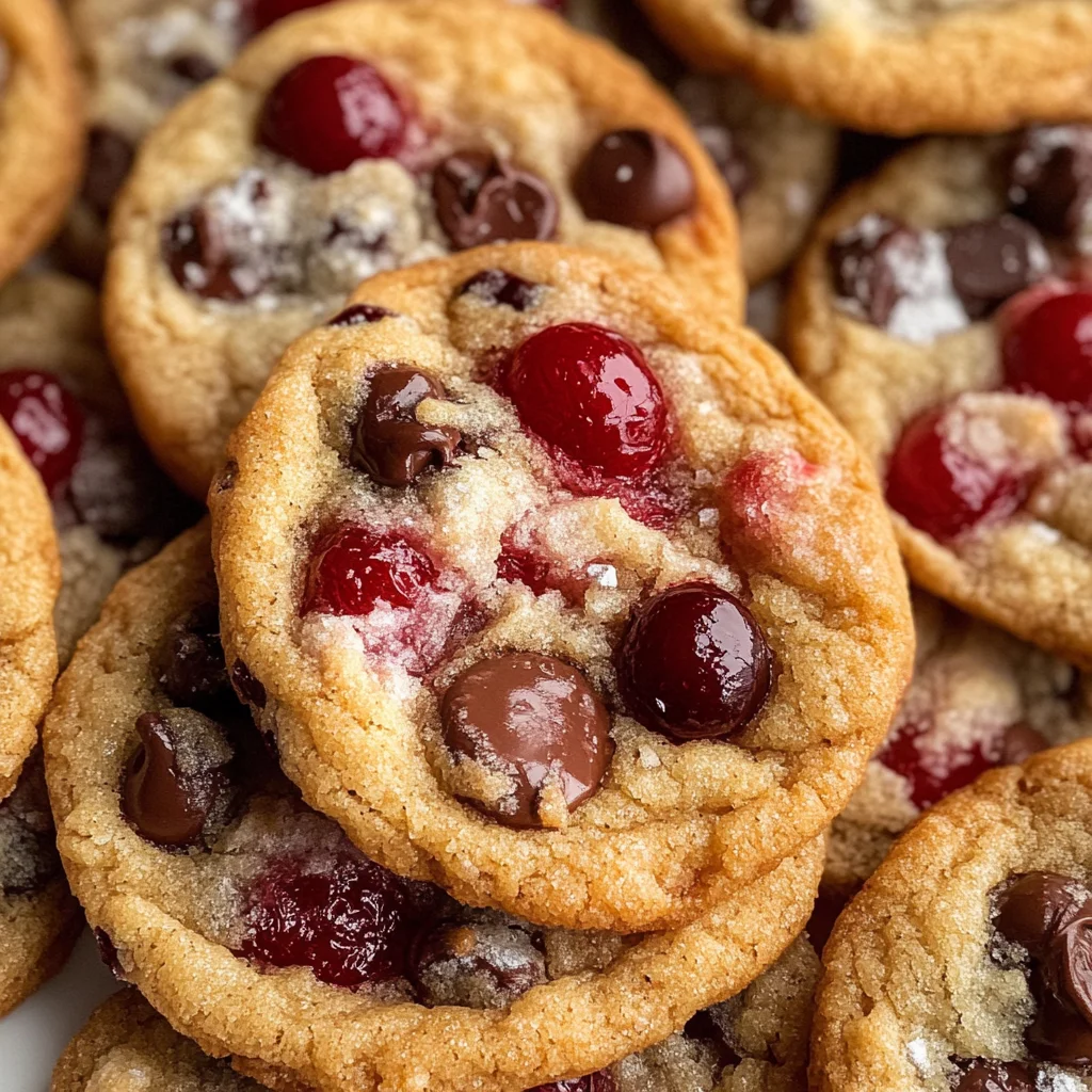 Maraschino Cherry Chocolate Chip Cookies Recipe