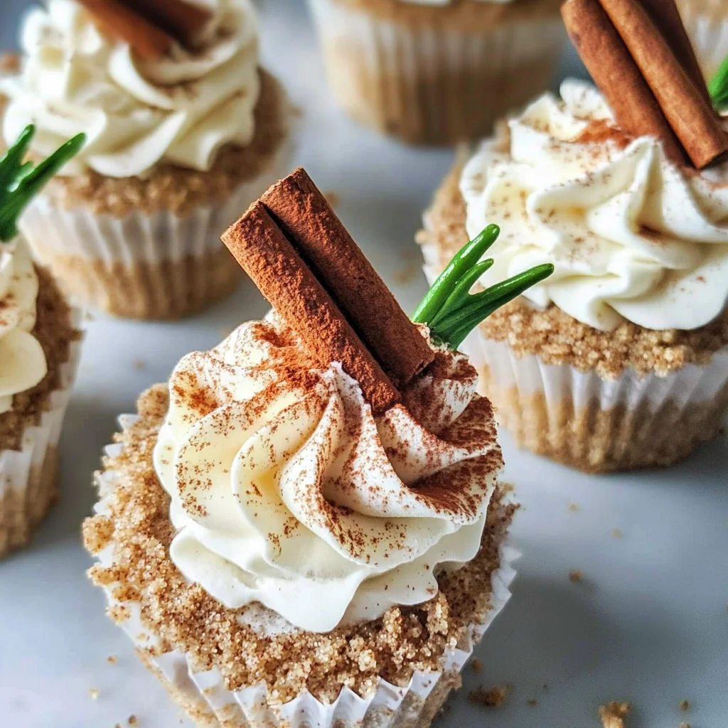 No-Bake Gingerbread Cheesecake Cups