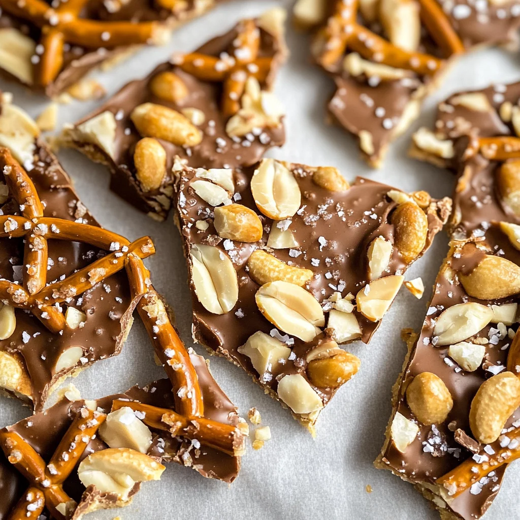 Peanut Butter Pretzel Bark