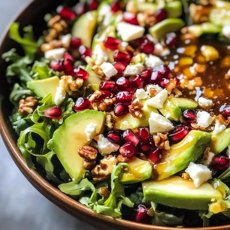 Pomegranate Christmas Salad with Honey Mustard Dressing