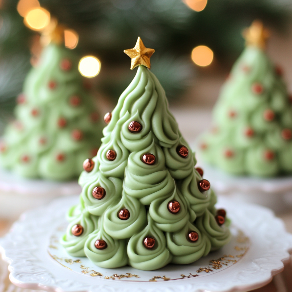 Christmas Tree Cake Truffles with Little Debbies cakes